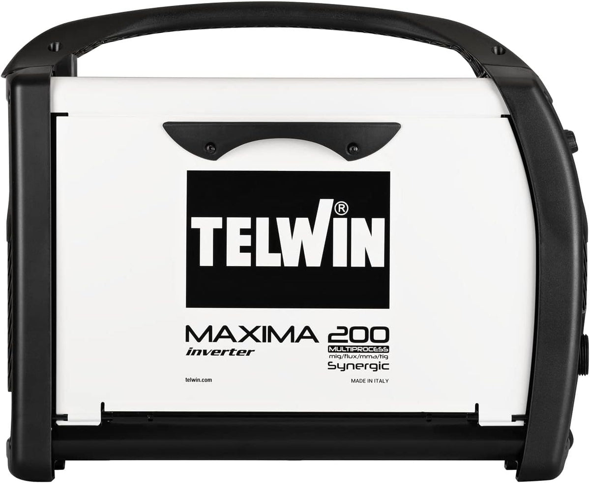 Telwin Maxima 200 Synergic, Inverter draadlasapparaat MIG-MAG/FLUX/BRAZING/MMA/TIG DC- LIFT, 170A