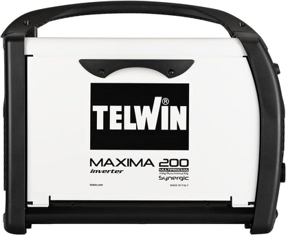 Telwin Maxima 200 Synergic, Inverter draadlasapparaat MIG-MAG/FLUX/BRAZING/MMA/TIG DC- LIFT, 170A