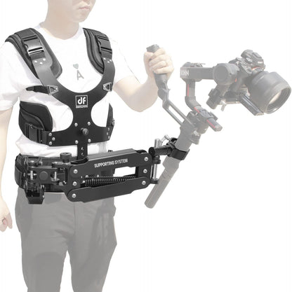 Thanos Pro C3Ⅱ Gimbal Support Vest Steadicam System Stabilizer met verstelbare kantelhoek, compatibel met DJI RS5 RS4 PRO MINI RoninS RS2 RS3 MINI RS3PRO RSC2 – Draagvermogen 5–12,5 kg