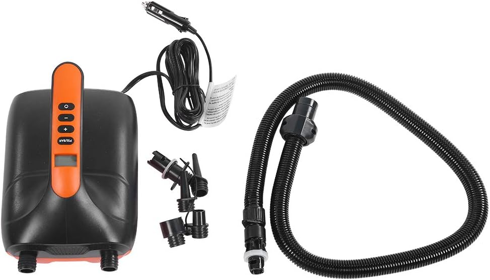 Luchtpomp, draagbare digitale 12-V-hogedrukluchtpomp, pomp voor opblaasbare stand-up padddle-boards, boten, kajak, superlicht gewicht (4 lbs)