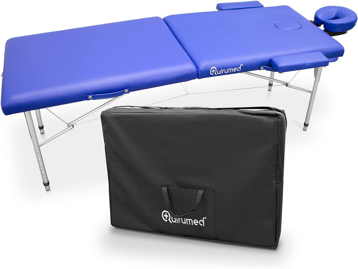 Vouwbare behandelbank – Massagebank – Massagetafel – Fysiotherapiebank – Ligbank – Wit – 186 x 66 cm – Belastbaar tot 140 kg