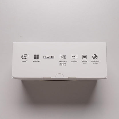 Mini PC – Micro Desktop – Compacte PC – Kleine Computer – Stille Desktop – Celeron N5105 8GB RAM 128GB Opslag – Fanless Geruisloos – Dual 4K HDMI & VESA Beugel