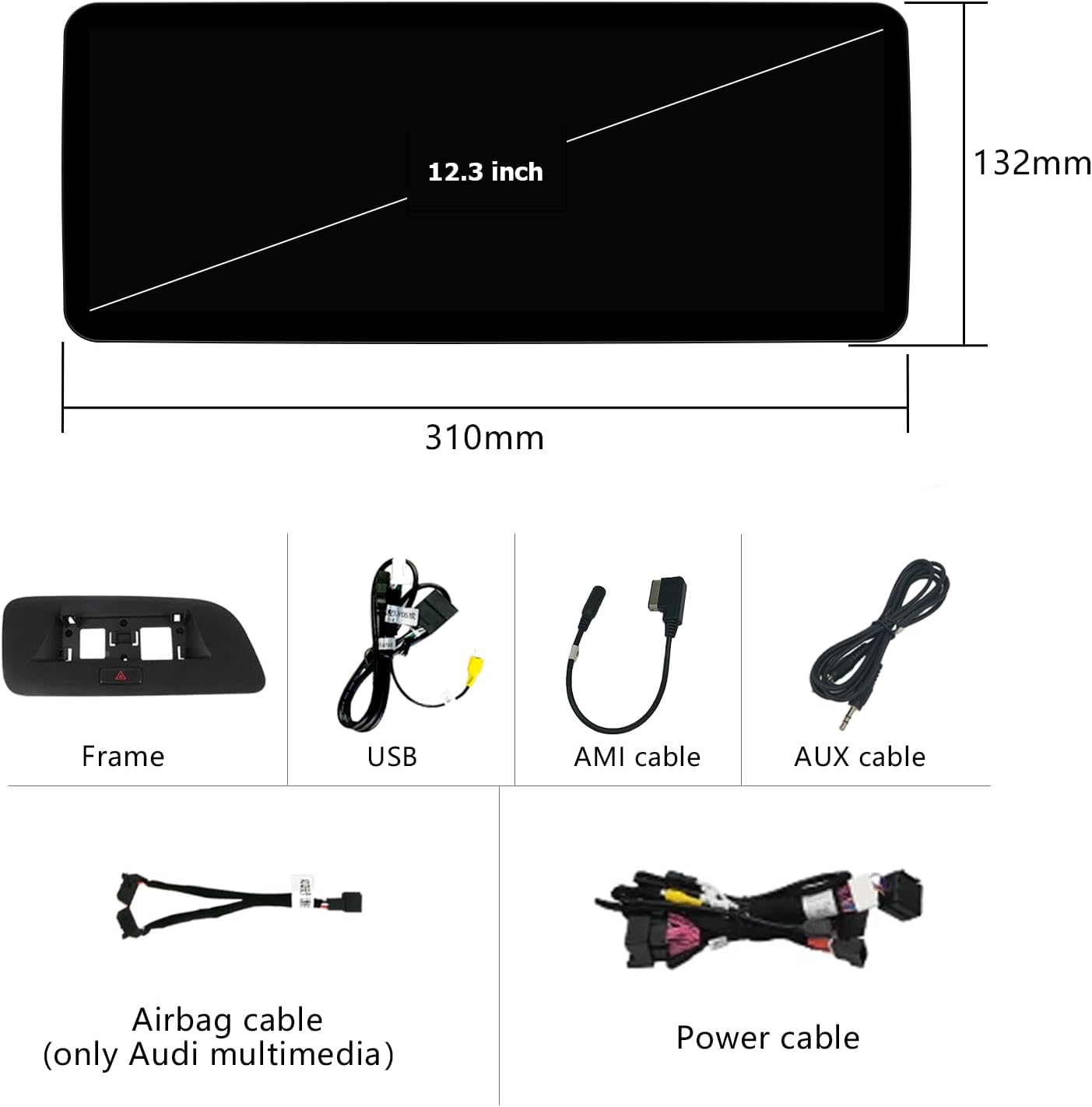 Autostereo – Autoradio – Multimedia Speler – Car Radio – Navigatiesysteem – 12,3 Inch Touchscreen – CarPlay & Android Auto – Bluetooth – Linux Systeem