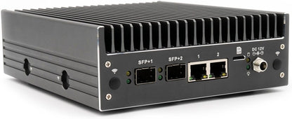 Protectli Vault Pro VP2440-4 poort, Micro Appliance/Mini PC - Intel N150, 2X 10G SFP+ NIC's, 2X 2.5G NIC's, DDR5 RAM, 32 GB eMMC on-board, M.2 SATA SSD Storage, AES-NI, Barebones