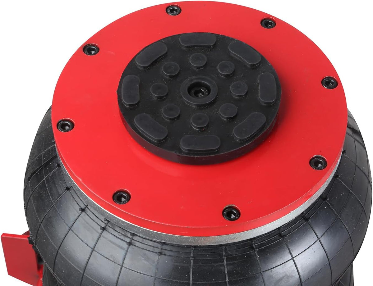 Aim Tools Air Bag Jack 10000 lbs 5 ton capaciteit pneumatische krik, Heavy Duty Quick Car Hefkrik, Triple Bag, met afneembaar handvat en twee wielen, voor het automatisch repareren van banden