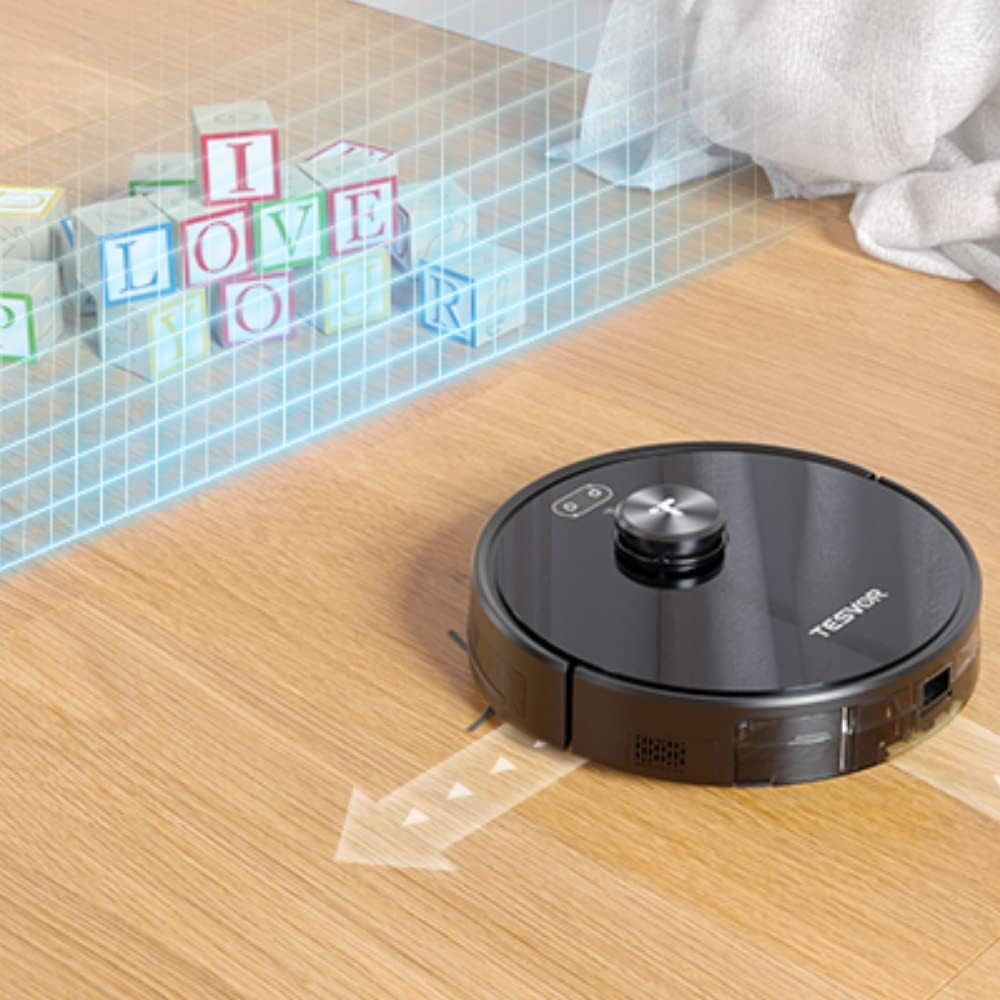 Robotstofzuiger – Stofzuigrobot – Zuigrobot – Dweilrobot – LiDAR Robotstofzuiger – 2200 Pa Zuigkracht – 120 Minuten Batterijduur