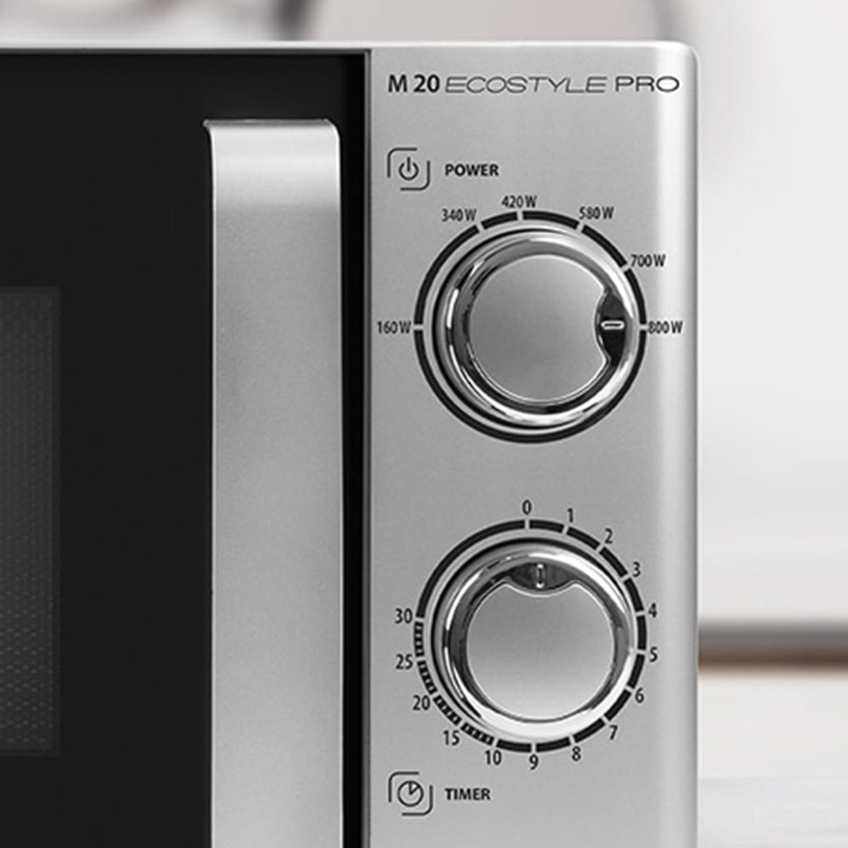 Magnetron – Microgolfoven – Solo Magnetron – Microgolfoven Oven – 20 Liter – 800 Watt Vermogen – 6 Vermogensstanden – Ontdooifunctie – Draaiplateau 24,5 cm – Timer