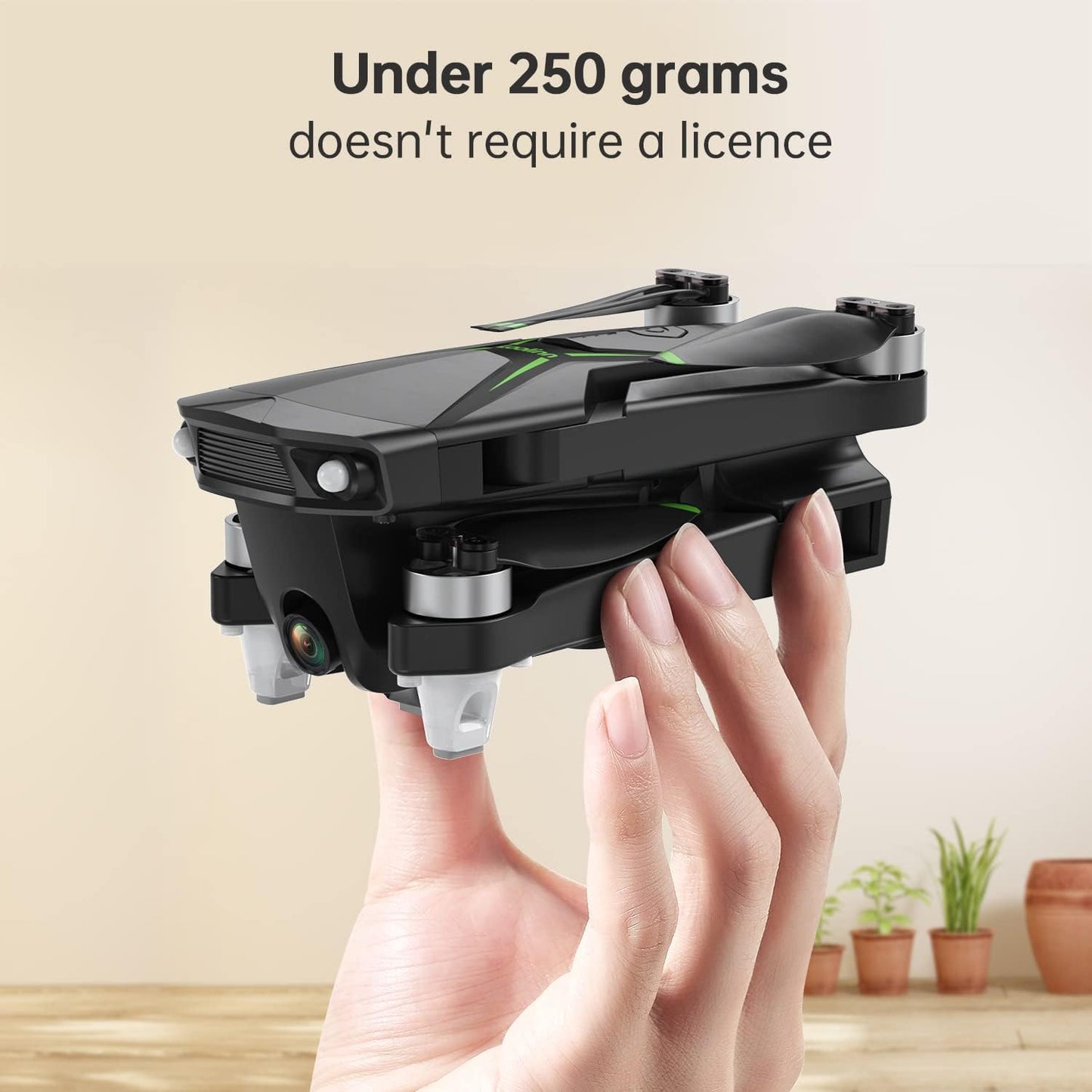 Loolinn | Drone met Camera 4K voor Volwassenen en Kinderen Vanaf 12 Jaar als Cadeau - Onder 250 gram, 4K Foto's, 2K Video's, GPS Intelligente Terugkeer, C0 Certificering Goedgekeurd (Ideaal Cadeau)
