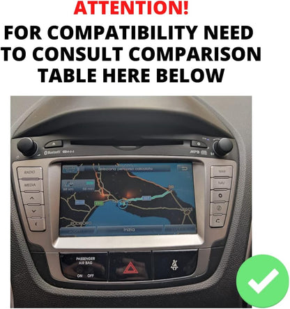 Op maat gemaakte autoradio voor Hyundai IX35 Android GPS Bluetooth WiFi Dab USB Full HD Touchscreen Display 7" Easyconnect Processor 8core Stembediening