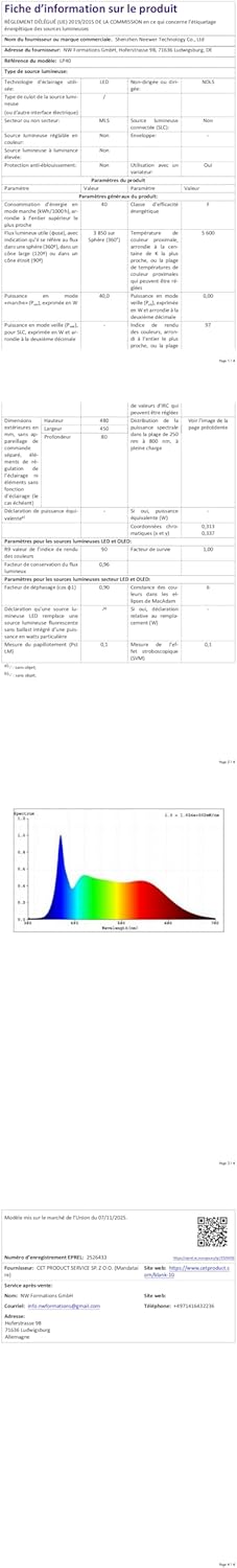 NEEWER LP40 Lichtbak voor fotostudio, 40 W, 40 W, 40 W, opvouwbaar, draagbaar, 4 achtergronden, 5600 K, 144 leds, 5310 lx/0,5 m, dimbare tent voor elektronica-sieraden