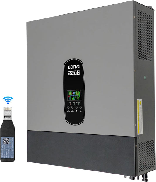 Hybride Omvormer – Inverter – Solar Omvormer – Zonne-energie Omvormer – Energieomzetter – 11 kW Vermogen – 150A MPPT Zonnecontroller