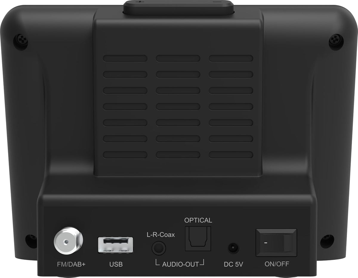 TELESTAR TOP 400 HiFi-adapter (adapter voor het achteraf inbouwen van internetradio, DAB+, streamingdiensten, Bluetooth 5.3, USB-opname) – zwart