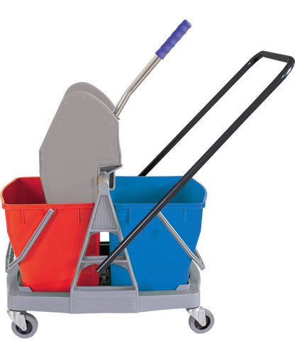 La Briantina CAR00281A Trolley Jack, 2 emmers + 1 Strizzer, 34l
