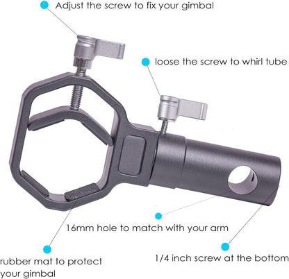 Thanos Pro C3Ⅱ Gimbal Support Vest Steadicam System Stabilizer met verstelbare kantelhoek, compatibel met DJI RS5 RS4 PRO MINI RoninS RS2 RS3 MINI RS3PRO RSC2 – Draagvermogen 5–12,5 kg