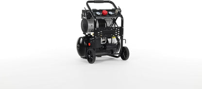 FIAC Draagbare luchtcompressor Supersilent 10, olievrij, maximale druk 8 bar, 1 pk, tank 10 liter, geluidsniveau 58 dB LpA