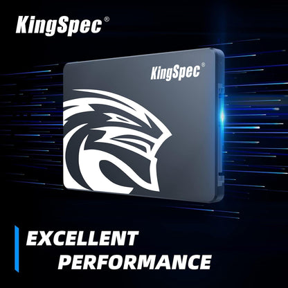 KingSpec 2TB 2,5” SATA SSD harde schijf Interne SATA 3 SSD 3D NAND Flash, compatibel met desktop/laptop