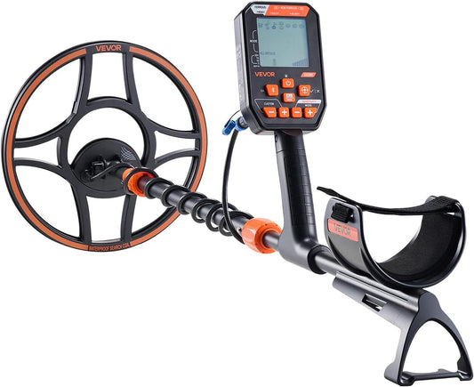 Metaaldetector Voor Volwassenen – Gouddetector, Goudzoeker, Metaalzoeker, Schatzoeker – IP68 Waterdicht, 12 Inch Zoekspoel