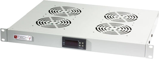 4 Fan Unit For Rack 19" Grijs
