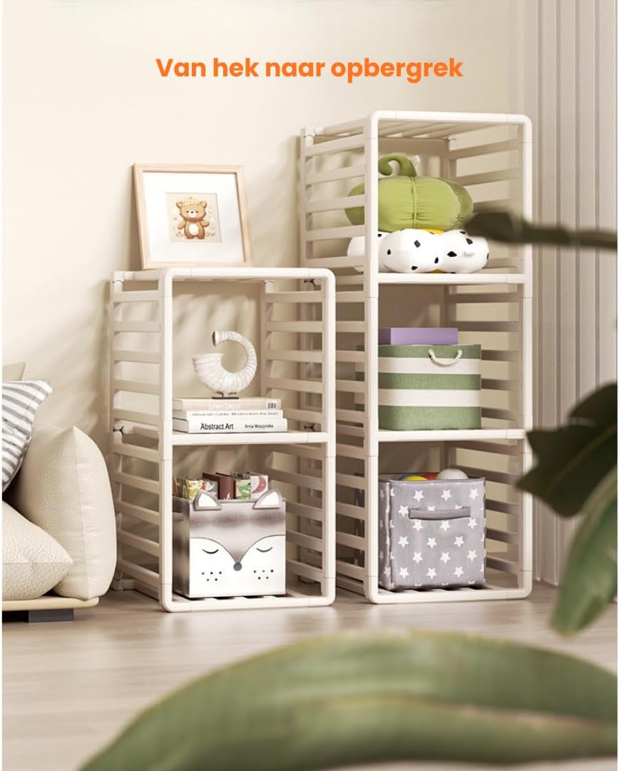 Kaëru Children's Playpen – Adjustable to Storage Rack – 186x156 cm – With Writing Board – Ground Box Baby – Playpen Baby – Playpen Baby – Includes Play Mat, Watercolor Pens, Board Wiper & Storage Rack - QUORE