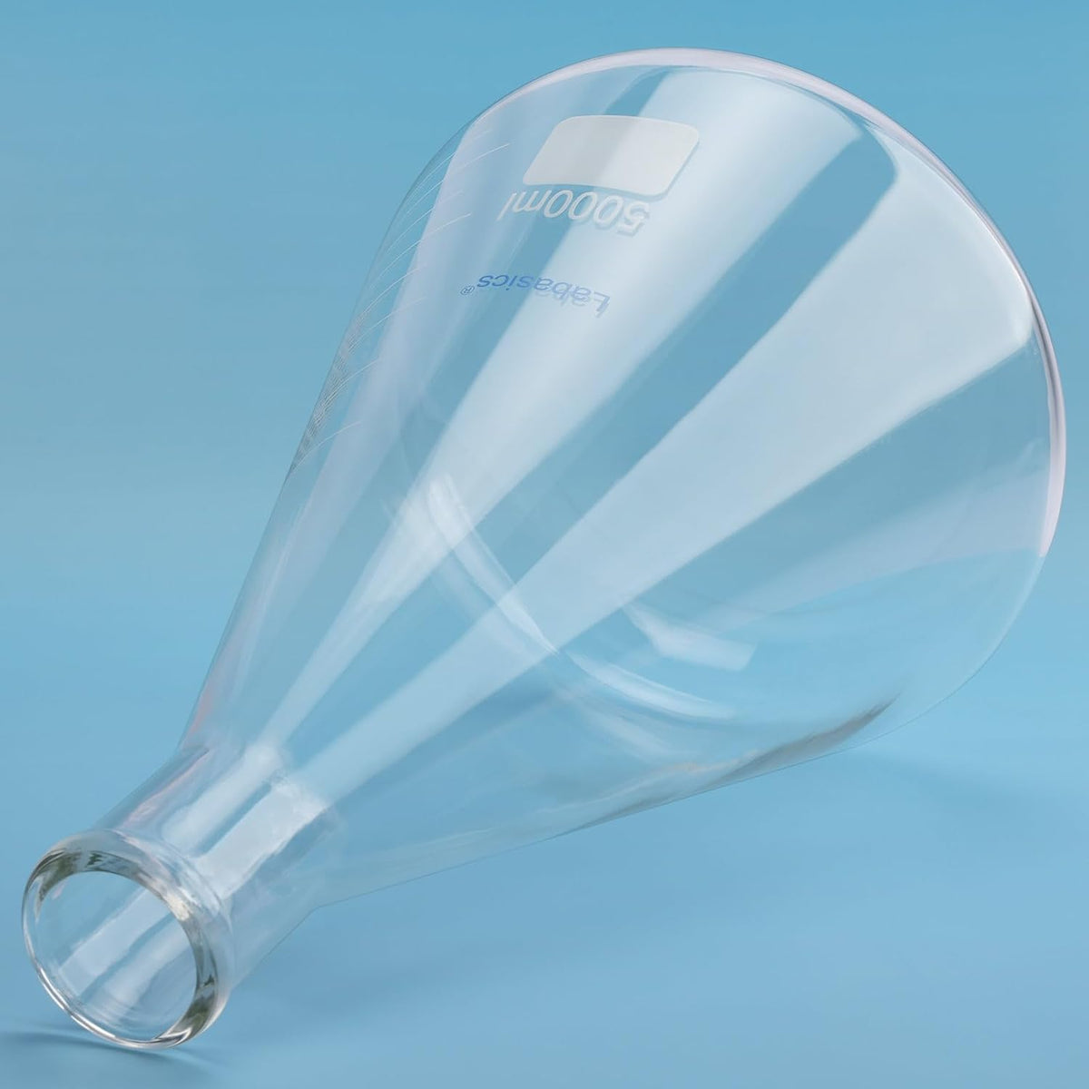 Wandfilterkolf – Filterkolf – Vacuümkolf – Filtreerkolf – Laboratoriumkolf – 5000 ml – Borosilicaatglas – Hittebestendig tot 250 °C
