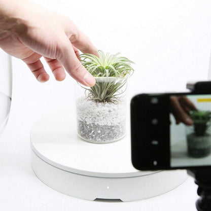 Opvouwbare Fotostudio – Fotobox – Lichttent – Foto Lichtbak – Productfotostudio – Met 360° Draaitafel – 25 Inch – Triple LED Verlichting