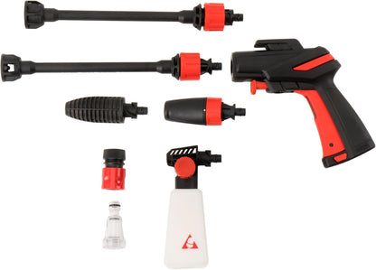 Hogedrukreiniger – Waterreiniger – Spuitlans – Drukspuit – Schoonmaakmachine – 140 Bar Maximaal – No Force Pistool met Wielen
