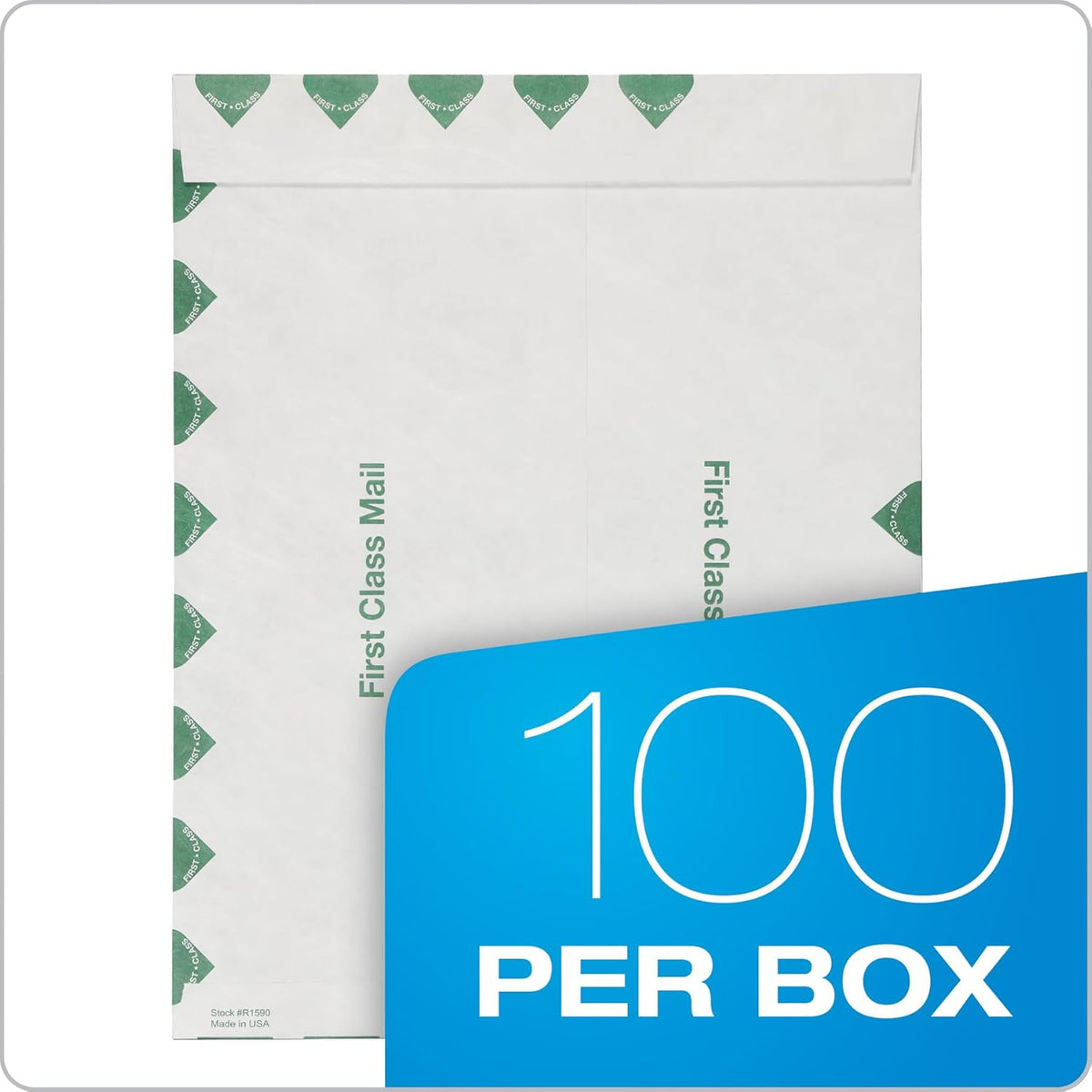 Survivor R1590 Tyvek USPS First Class Mailer, 10 x 13, wit (doos van 100)