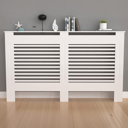 Radiatorombouw – Radiatorkast – Radiatorbescherming – Radiatorkast – Radiatorafdekking – Extra Groot 92 cm Hoog – Stevig MDF Hout