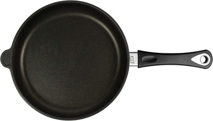 AMT Gastroguss Frying pan 28 cm Ø, 5 cm high, sturdy handle, suitable for induction, Lotan® non-stick coating, cast iron pan (cast aluminium), AMZN-I-528 - QUORE