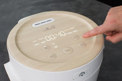 Yum Asia Fuji rijstkoker met inductieverwarming (IH) en keramische kom (5 kopjes, 1,0 liter), 7 rijstkookfuncties, 5 multicooker-functies, led-display, 220-240 V