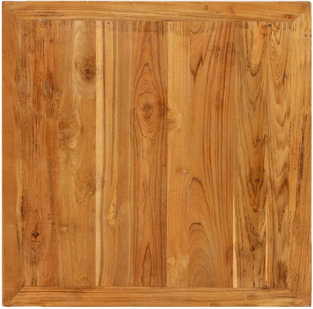 vidaXL Teak Bar Table Solid Recycled Bar Tables Table Bar Table - QUORE