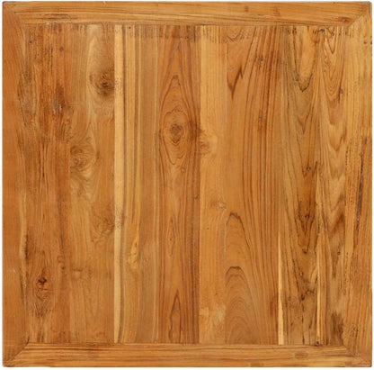 vidaXL Teak Bar Table Solid Recycled Bar Tables Table Bar Table - QUORE