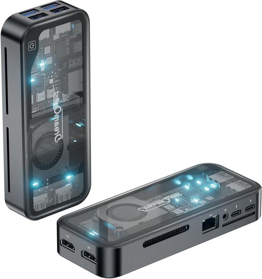 DreamQuest Mini PC Windows 11 Pro Pre-installed, Intel N95 (up to 3.4Ghz) 12GB LPDDR5 1TB M.2 SSD Micro Computer Desktop PC Stick with Dual HDMI+Type C/WiFi 6/Bluetooth 5.3/USB3.2 for Home - QUORE