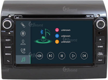 Specifieke autoradio voor Fiat Ducato 290 Android GPS Bluetooth WiFi USB DAB+ Touchscreen 7" 8core Carplay AndroidAuto