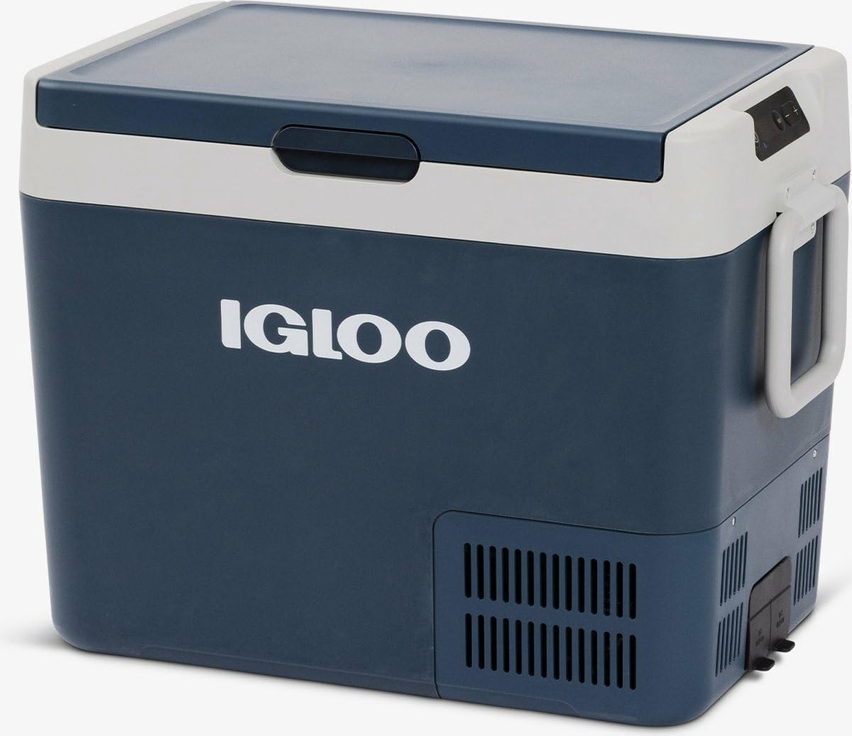 IGLOO ICF40 Draagbare compressor-koelbox, 39 liter, 12/24 V, 230 V, elektrische koelbox, -18 °C tot 20 °C, mini-koelkast, vriesbox voor camping, auto