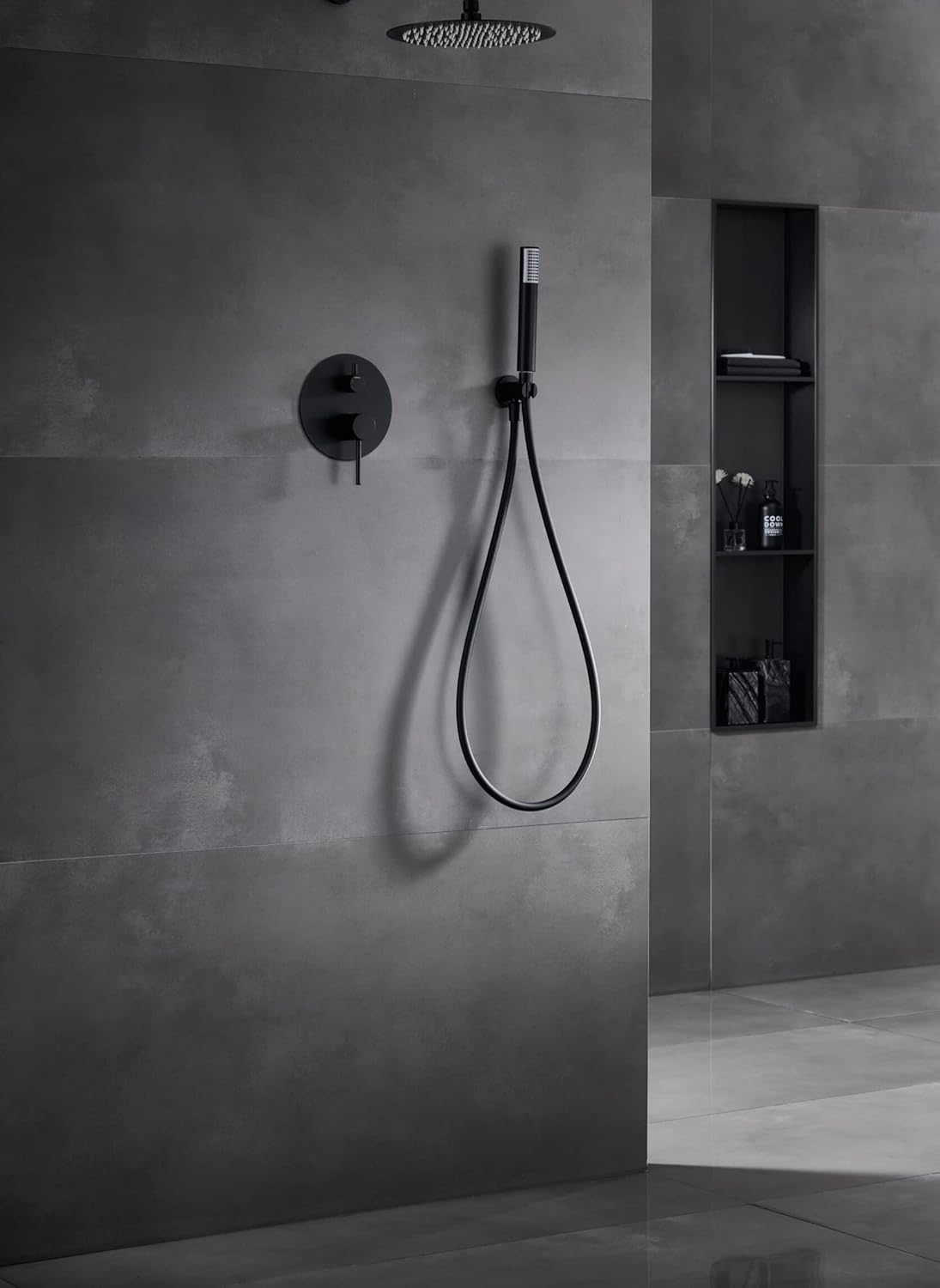 Douche Set – Douchekop – Handdouche – Inbouwdouche – Regendouche – Roestvrij Staal – Ontkalkingsbestendig – 25 cm Diameter