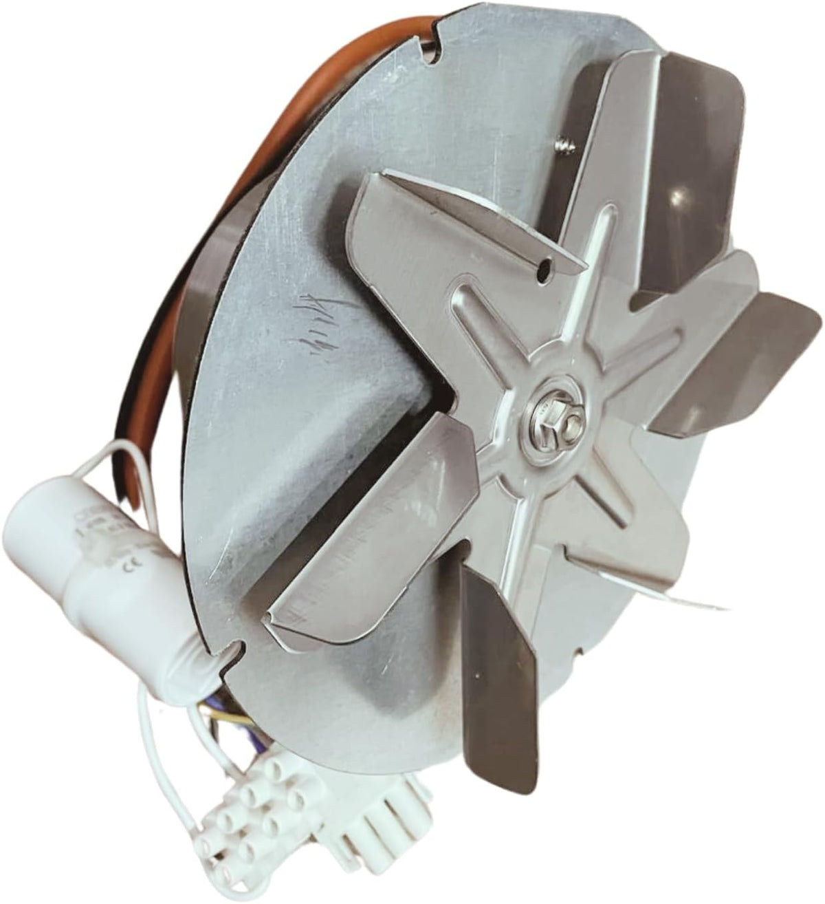 Rookafvoer EBM R2E150-AN91-13, roestvrij staal, 150 mm, 2400 tpm, 32 watt, pelet