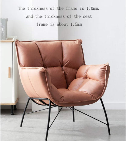 Simple and bright luxury creative single armchair bedroom lazy leisure living room balcony reading small sofa - QUORE