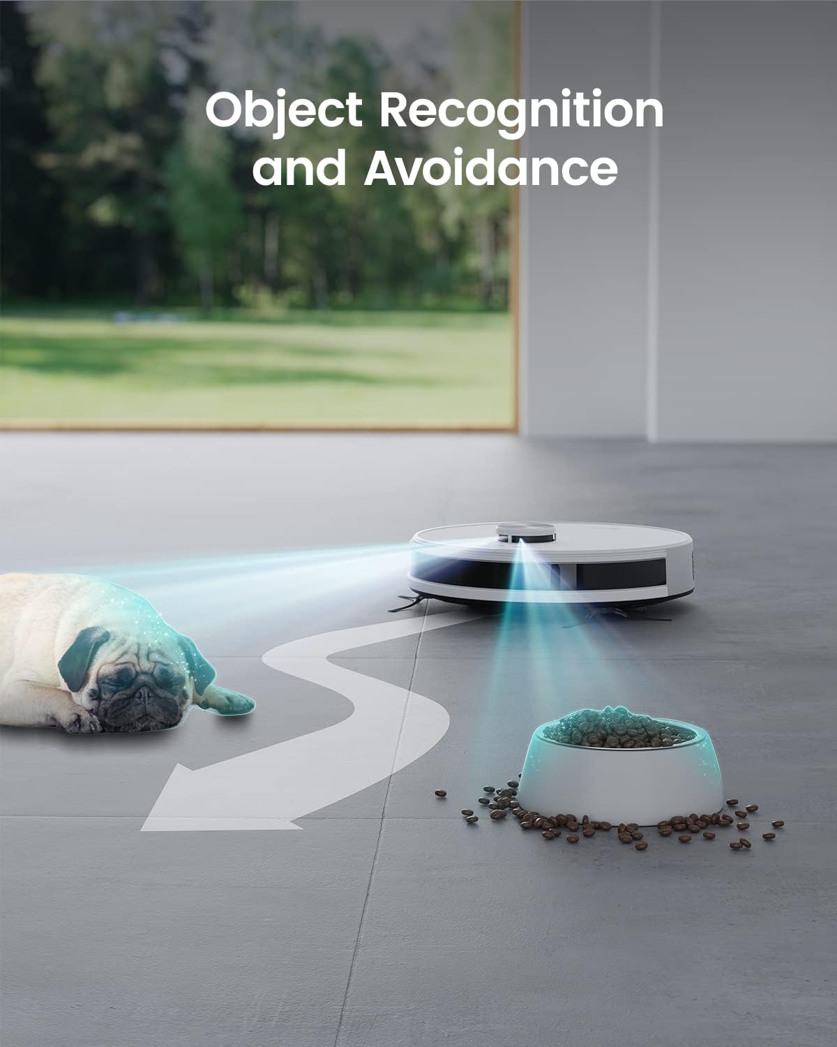 Robotstofzuiger – Robotstofzuiger met dweilfunctie – Automatische Zuiger – Smarte Stofzuiger – Dweilrobot – 5500 Pa Zuigkracht – LiDAR Navigatie met Virtuele Zones