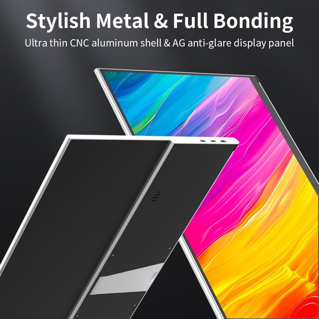 18,4 inch draagbare monitor touchscreen 4K, 3840 x 2160 10bits, niet-verblindend, MPP Stylus Pen compatibel, extern display voor laptop gaming computer display