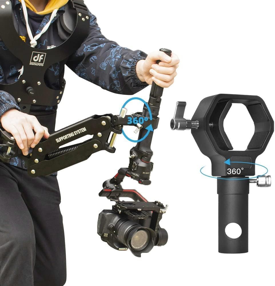Thanos Pro C3Ⅱ Gimbal Support Vest Steadicam System Stabilizer met verstelbare kantelhoek, compatibel met DJI RS5 RS4 PRO MINI RoninS RS2 RS3 MINI RS3PRO RSC2 – Draagvermogen 5–12,5 kg