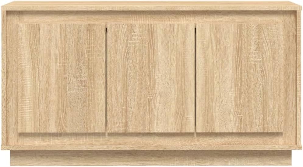 Sideboard Living Room Cabinets Living Room Angled Storage Cabinet Sideboard Sonoma Oak 102x35x55cm Wood Material - QUORE