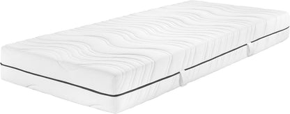 Badenia Trendline BT260 7-zones koudschuimmatras, Stiftung Warentest testoordeel GUT editie 03/2022, hardheidsgraad 2 (H2 - zacht), 120 x 200 cm, Öko-Tex gecertificeerd