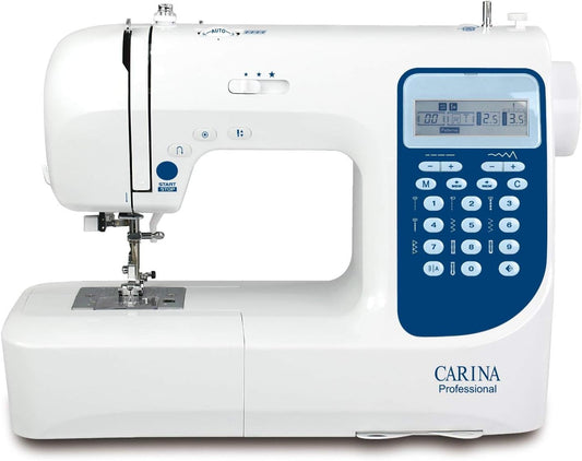 Carina 1014 Professional Naaimachine met Accessoires, Wit, 42 x 20 x 30 cm