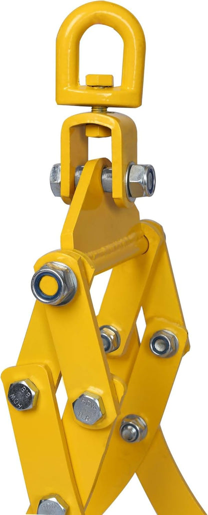 Wiltec professionele bosbouwtang voor stammen tot 720 mm, boomtang voor boomstammen tot 1500 kg, hijstang met 4 klauwen, handpaktang als boomhaak voor boswerkzaamheden, boomhaak als paktang voor hout