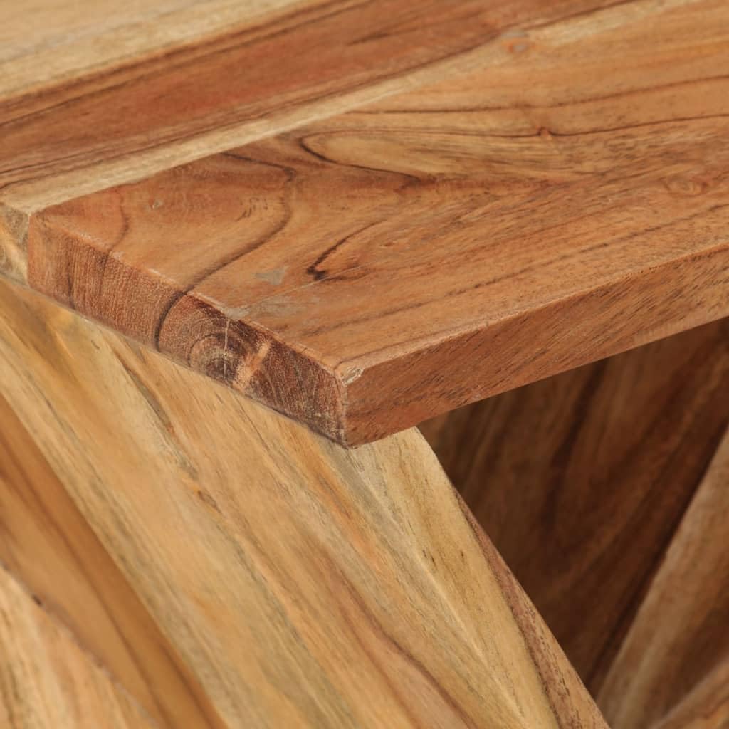 vidaXL Side table 35x35x55 cm solid acacia wood