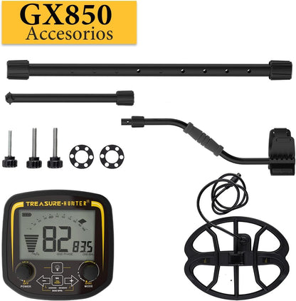 Metaaldetector voor volwassenen – Ondergrondse Metaaldetector – Gouddetector – Metaalzoeker – Grondmetaaldetector – Waterdichte 27,9 cm DD-zoekspoel – LCD-scherm en 2 zoekmodi