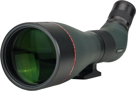 Svbony SA401 APO Spotting Scope, 25-75x100mm Apochromatisch Dubbele ED Objectieflens FMC Birding Scope, Digiscoping Compatibel met WiFi Camera SC001 for Bird Watching Wild Landscape Shooting Target