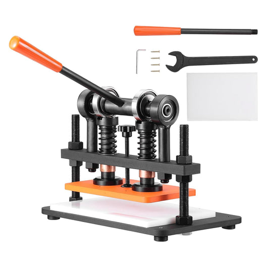 Handmatige Stans- En Reliëfpers – Leersnijmachine – Leerpers – Embossingpers – Stansmachine – 1,5 Ton Draagkracht – 260 X 150 Mm Persplaat