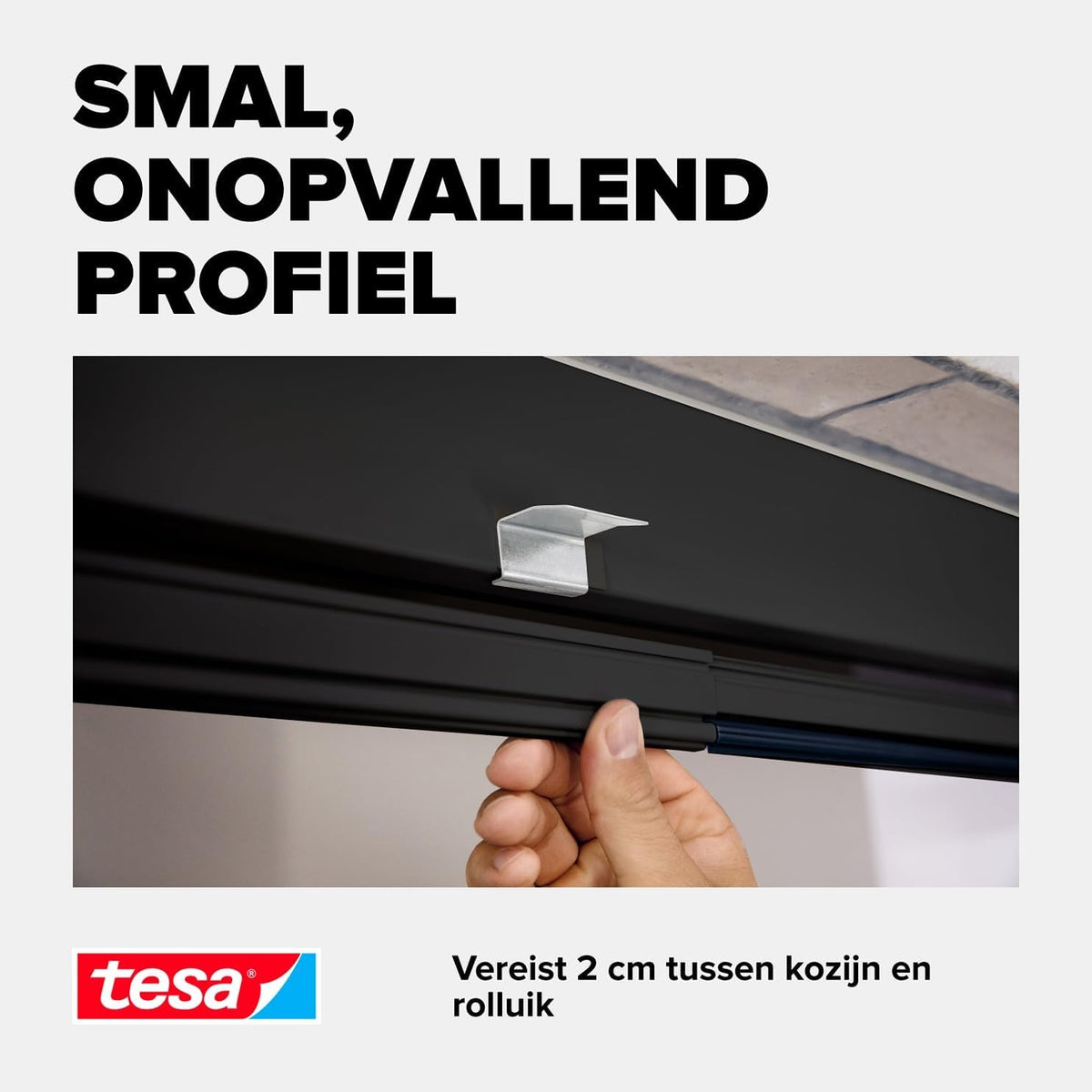 tesa Insect Stop vouwdeur - opvouwbaar aluminium frame met vliegengaas voor deuren - met verstelbaar telescopisch frame - antraciet - 80 cm x 170 cm tot 100 x cm x 220 cm
